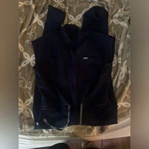 FIGS - Rafaela Cargo Jumpsuit - Navy Size medium